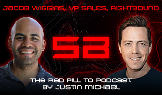 Justin Michael, Salesborgs, Hosts Jacob Wiggins, VP Sales of RightBound